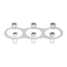 Lightstar 217636 Рамка INTERO 16 Triple ROUND БЕЛЫЙ