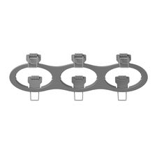 Lightstar 217639 Рамка INTERO 16 Triple ROUND СЕРЫЙ
