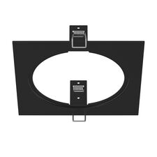 Lightstar 217817 Рамка INTERO 111 QUADRO ЧЕРНЫЙ