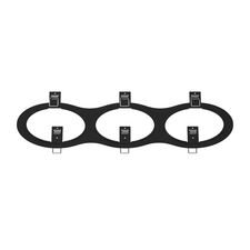 Lightstar 217937 Рамка INTERO 111 Triple ROUND ЧЕРНЫЙ