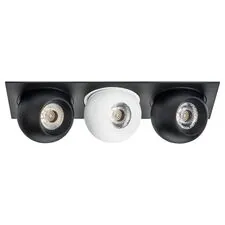 Lightstar i537746474 Светильник INTERO LED 9W*3 850LM*3 24G ЧЕРНЫЙ/БЕЛЫЙ 4000K (217537+217074+217064+217074)