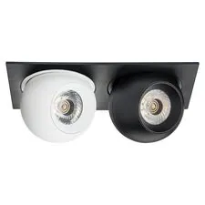 Lightstar i5276474 Светильник INTERO LED 9W*2 850LM*2 24G ЧЕРНЫЙ/БЕЛЫЙ 4000K (217527+217064+217074)