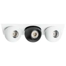 Lightstar i536647464 Светильник INTERO LED 9W*3 850LM*3 24G БЕЛЫЙ/ЧЕРНЫЙ 4000K (217536+217064+217074+217064)