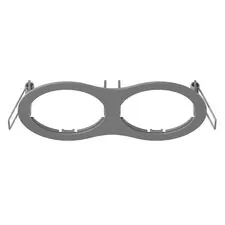 Lightstar 217629 Рамка INTERO 16 Double ROUND СЕРЫЙ