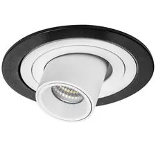 Lightstar i617164 Светильник INTERO TUBO LED 7W 360LM 60G ЧЕРНЫЙ/БЕЛЫЙ 4000K (217617+217164)
