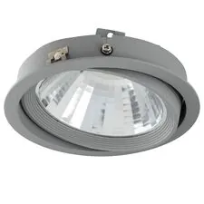 Lightstar 217909 Светильник INTERO 111 ROUND AR111 СЕРЫЙ