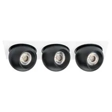 Lightstar i536727272 Светильник INTERO LED 9W*3 850LM*3 24G БЕЛЫЙ/ЧЕРНЫЙ 3000K (217536+217072+217072+217072)