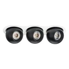 Lightstar i636747474 Светильник INTERO LED9W*3 850LM*3 24G БЕЛЫЙ/ЧЕРНЫЙ 4000K (217636+217074+217074+217074)