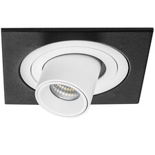 Lightstar i517164 Светильник INTERO TUBO LED 7W 360LM 60G ЧЕРНЫЙ/БЕЛЫЙ 4000K (217517+217164)