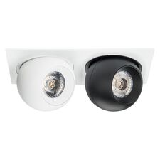 Lightstar i5266474 Светильник INTERO LED 9W*2 850LM*2 24G БЕЛЫЙ/ЧЕРНЫЙ 4000K (217526+217064+217074)