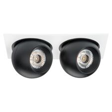 Lightstar i5267272 Светильник INTERO LED 9W*2 850LM*2 24G БЕЛЫЙ/ЧЕРНЫЙ 3000K (217526+217072+217072)