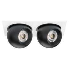 Lightstar i5267474 Светильник INTERO LED 9W*2 850LM*2 24G БЕЛЫЙ/ЧЕРНЫЙ 4000K (217526+217074+217074)