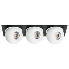 Lightstar i537646464 Светильник INTERO LED 9W*3 850LM*3 24G ЧЕРНЫЙ/БЕЛЫЙ 4000K (217537+217064+217064+217064)