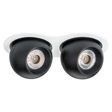 Lightstar i6267272 Светильник INTERO LED 9W*2 850LM*2 24G БЕЛЫЙ/ЧЕРНЫЙ 3000K (217626+217072+217072)