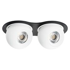 Lightstar i6276262 Светильник INTERO LED 9W*2 850LM*2 24G ЧЕРНЫЙ/БЕЛЫЙ 3000K (217627+217062+217062)