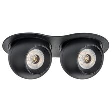 Lightstar i6277474 Светильник INTERO LED 9W*2 850LM*2 24G ЧЕРНЫЙ 4000K (217627+217074+217074)