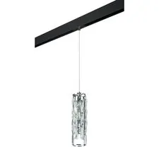 Lightstar PRO722030 Светильник д/1-фазн трека LIMPIO 4х6W(led) G9 ХРОМ/ПРОЗРАЧНЫЙ/ЧЕРНЫЙ (722030+595007)