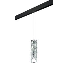 Lightstar PRO722030 Светильник д/1-фазн трека LIMPIO 4х6W(led) G9 ХРОМ/ПРОЗРАЧНЫЙ/ЧЕРНЫЙ (722030+595007)