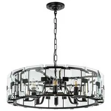 Lightstar 713287 Люстра NOVARA 8x40W E14 ЧЕРНЫЙ МАТОВЫЙ