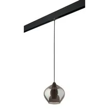 Lightstar PRO803047 Светильник д/1-фазн трека PENTOLA 1х25W G9 ХРОМ/ДЫМЧАТЫЙ/ЧЕРНЫЙ (803047+595007)