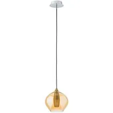 Lightstar 803043 Подвес PENTOLA 1х25W G9 ХРОМ/ЯНТАРЬ