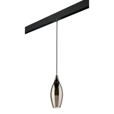 Lightstar PRO803027 Светильник д/1-фазн трека PENTOLA 1х25W G9 ХРОМ/ДЫМЧАТЫЙ/ЧЕРНЫЙ (803027+595007)
