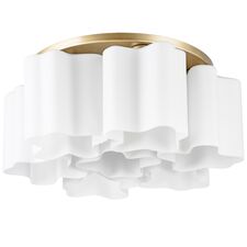 Lightstar 802073 Люстра NUBI 7х40W E27 ШАМПАНЬ/БЕЛЫЙ