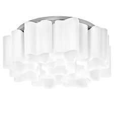Lightstar 802090 Люстра NUBI 9х40W E27 БЕЛЫЙ/ ХРОМ