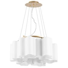 Lightstar 802163 Подвес NUBI 6х40W E27 ШАМПАНЬ/БЕЛЫЙ