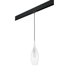 Lightstar PRO803021 Светильник д/1-фазн трека PENTOLA 1х25W G9 ХРОМ/ПРОЗРАЧНЫЙ/ЧЕРНЫЙ (803021+595007)