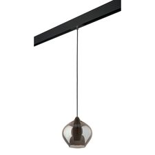 Lightstar PRO803047 Светильник д/1-фазн трека PENTOLA 1х25W G9 ХРОМ/ДЫМЧАТЫЙ/ЧЕРНЫЙ (803047+595007)