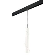 Lightstar PRO804310 Светильник д/1-фазн трека PETALO 1х40W E14 ХРОМ/БЕЛЫЙ/ЧЕРНЫЙ (804310+595007)