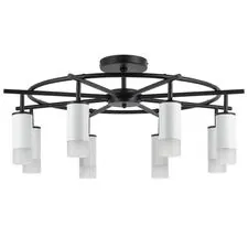 Lightstar LR7183681 Люстра RULLO 8х50W GU10 ЧЕРНЫЙ/БЕЛЫЙ (571718+214436-8+202431-8)