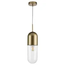 Lightstar 690013 Люстра RAMO 1х40W E27 ШАМПАНЬ/ПРОЗРАЧНЫЙ