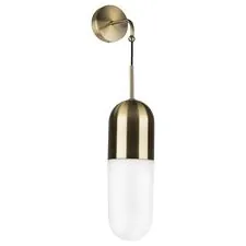 Lightstar 690611 Бра RAMO 1х40W E27 БРОНЗА/БЕЛЫЙ