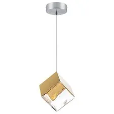 Lightstar 805502 Люстра QUBICA 2W(led) G4 12V ЗОЛОТО/ПРОЗРАЧНЫЙ