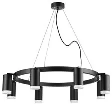 Lightstar LR0183780 Люстра RULLO 8х50W GU10 ЧЕРНЫЙ (571018+214437-8+202430-8)