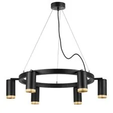 Lightstar LR01637640 Люстра RULLO 6х50W GU10 ЧЕРНЫЙ (571016+214437-6+203440-6)