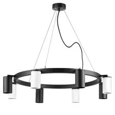 Lightstar LR018374364 Люстра RULLO 8х50W GU10 ЧЕРНЫЙ/БЕЛЫЙ (571018+214437-4+214436-4)