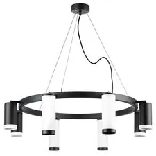 Lightstar LR01886437467 Люстра RULLO 8х50W GU10 ЧЕРНЫЙ/БЕЛЫЙ (571018+214486-4+214437-4+203436-4+203437-4)