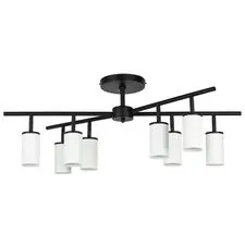 Lightstar LR728368 Люстра RULLO 8х50W GU10 ЧЕРНЫЙ/БЕЛЫЙ (571728+214436-8)