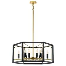Lightstar 713327 Люстра REGOLO 12х40W E14 ЧЕРНЫЙ МАТОВЫЙ/ЗОЛОТО