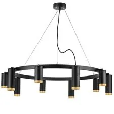 Lightstar LR02037587540 Люстра RULLO 10х50W GU10 ЧЕРНЫЙ (571020+214437-5+214487-5+203440-10)
