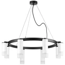 Lightstar LR0188643641 Люстра RULLO 8х50W GU10 ЧЕРНЫЙ/БЕЛЫЙ (571018+214436-4+214486-4+202431-8)
