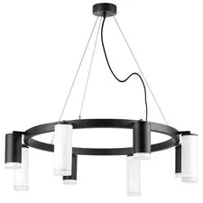 Lightstar LR0183748640 Люстра RULLO 8х50W GU10 ЧЕРНЫЙ/БЕЛЫЙ (571018+214437-4+214486-4+202430-8)