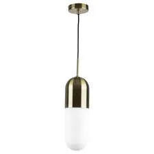 Lightstar 690111 Люстра RAMO 1х40W E27 БРОНЗА/БЕЛЫЙ