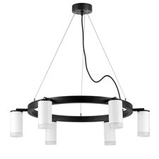 Lightstar LR0163660 Люстра RULLO 6х50W GU10 ЧЕРНЫЙ/БЕЛЫЙ (571016+214436-6+202430-6)