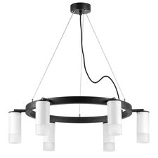 Lightstar LR0163661 Люстра RULLO 6х50W GU10 ЧЕРНЫЙ/БЕЛЫЙ (571016+214436-6+202431-6)
