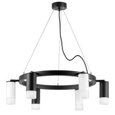 Lightstar LR0163733631 Люстра RULLO 6х50W GU10 ЧЕРНЫЙ/БЕЛЫЙ (571016+214437-3+214436-3+202431-6)