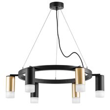 Lightstar LR0164033731 Люстра RULLO 6х50W GU10 ЧЕРНЫЙ/ЗОЛОТО (571016+214440-3+214437-3+202431-6)